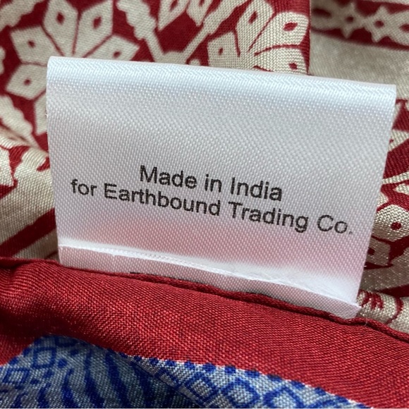 EARTHBOUND Bohemian Mixed Media Reversible Wrap Maxi Skirt - Picture 12 of 12